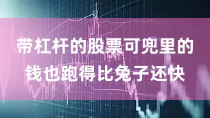 带杠杆的股票可兜里的钱也跑得比兔子还快